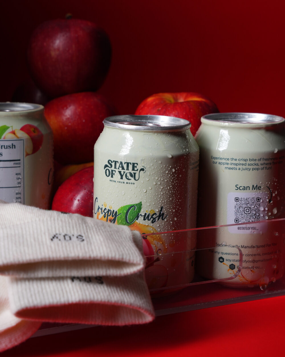 Crispy Crush – Apple Socks